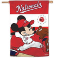 Washington Nationals Flag Mickey Mouse Baseball House Banner