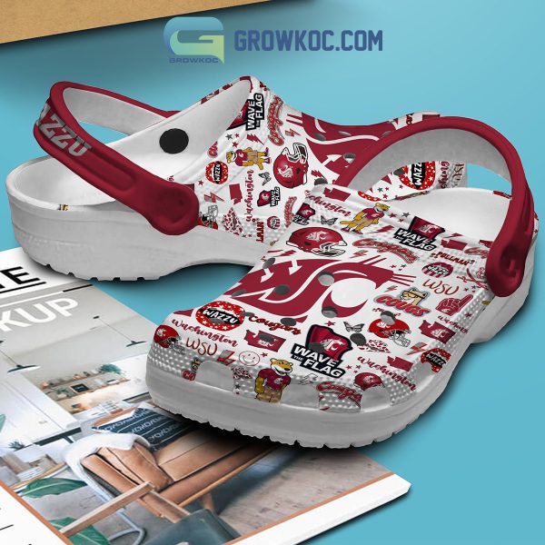 Washington State Cougars NCAA Wazzu Clogs Crocs