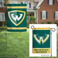 Wayne State Warriors 2 Sided Garden Flag