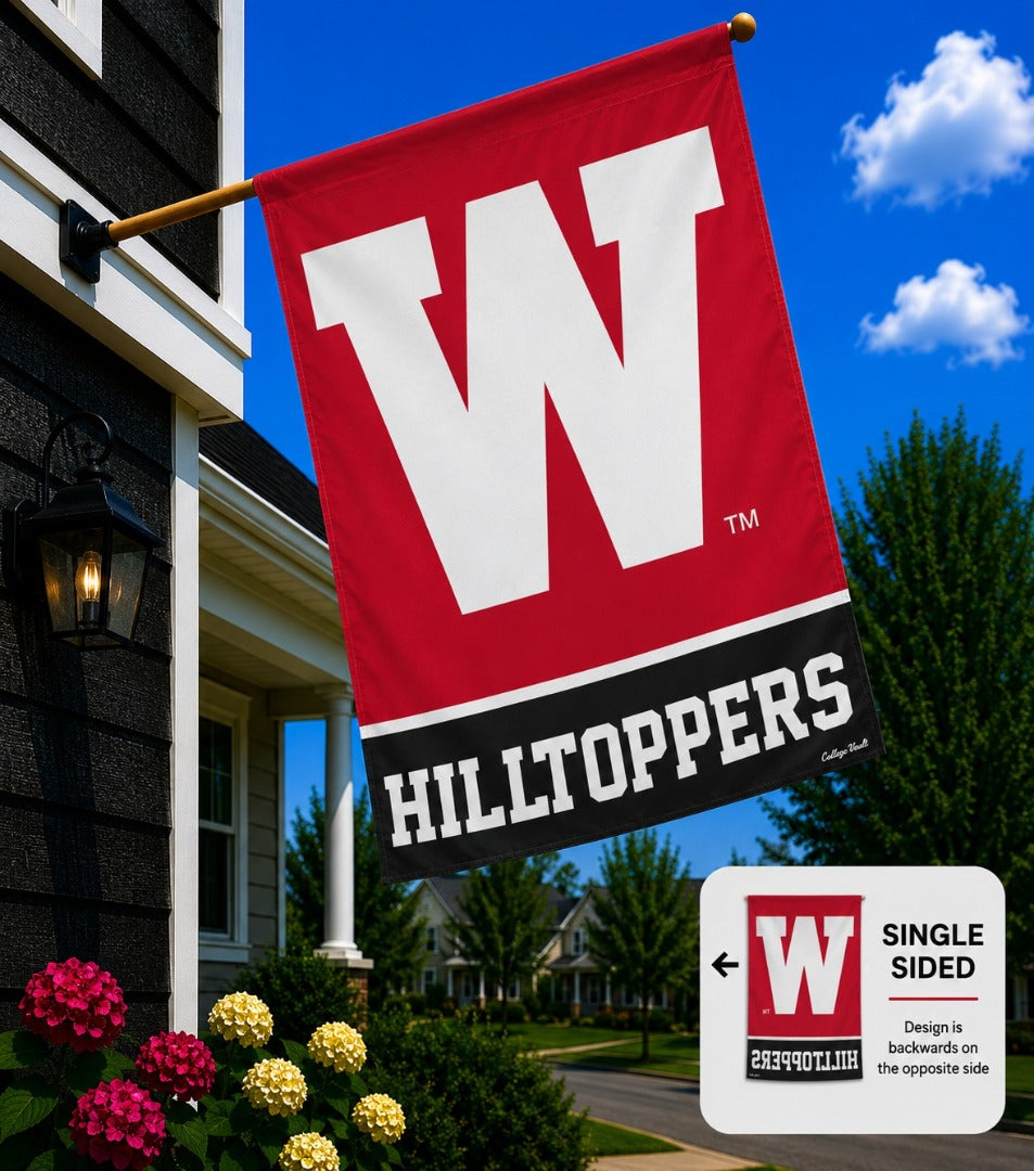 Western Kentucky Hilltoppers Banner Throwback House Flag