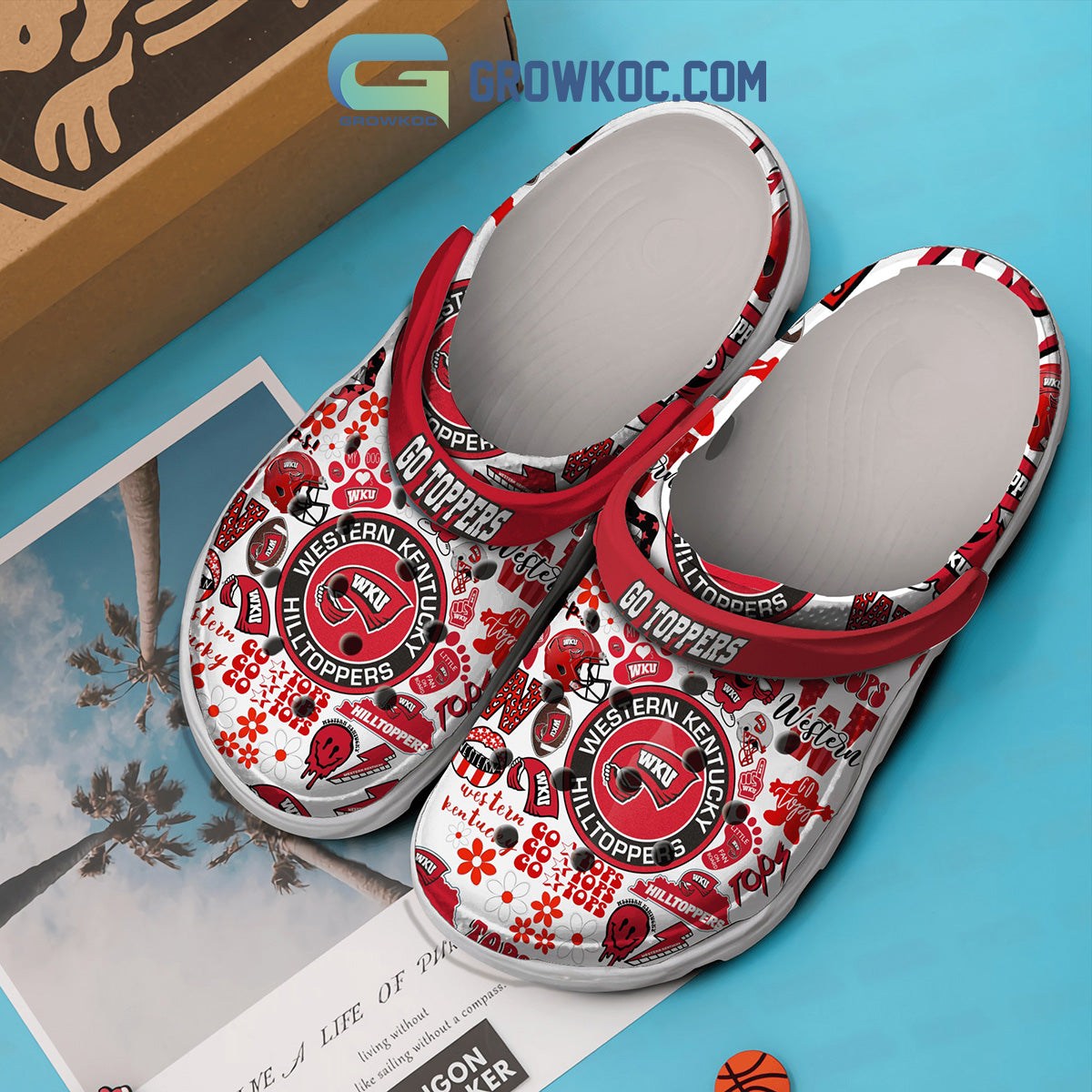 Western Kentucky Hilltoppers NCAA Go Tops Clogs Crocs