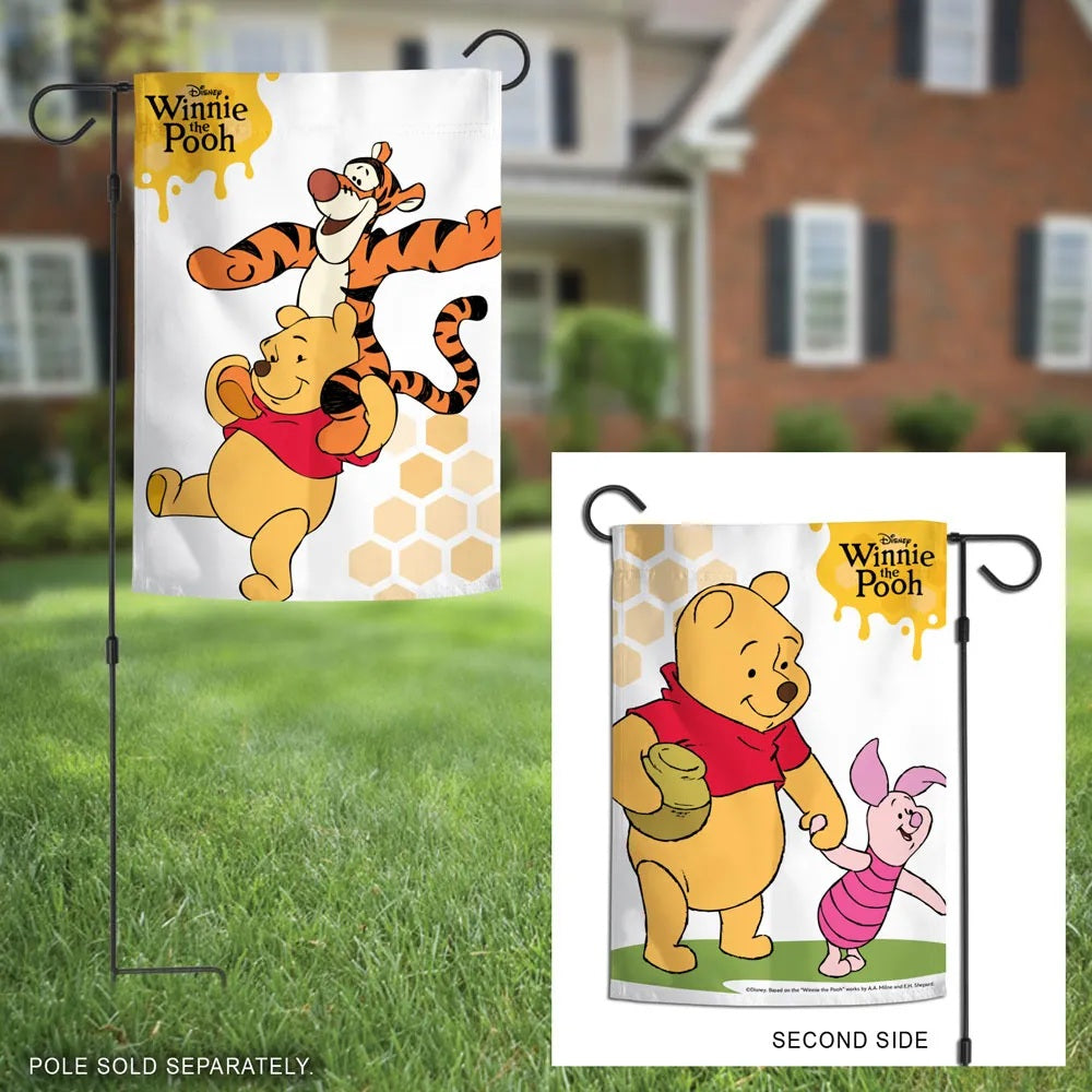 Winnie The Pooh 2 Sided Garden Flag