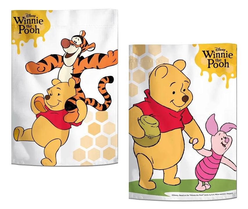 Winnie The Pooh 2 Sided Garden Flag