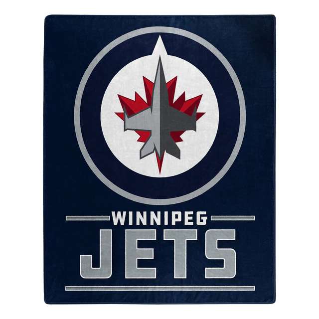 Winnipeg Jets Throw Blanket 50×60 Interference Design