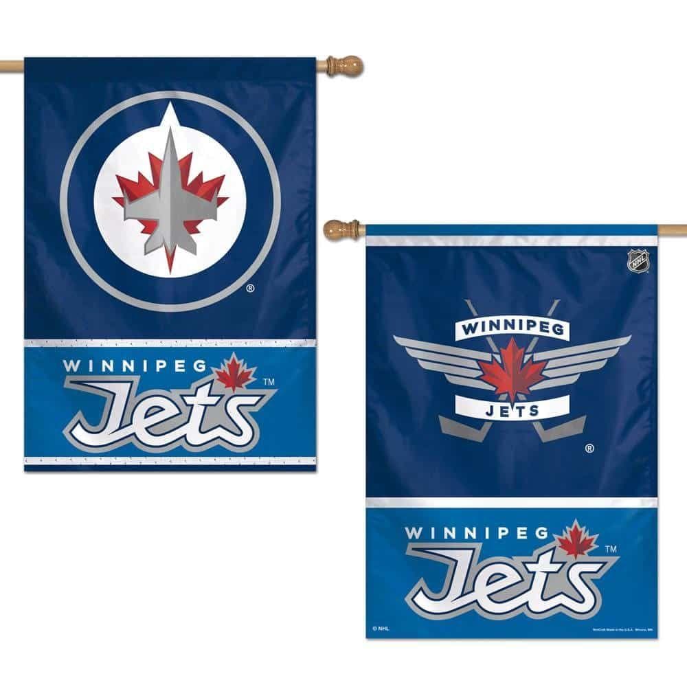 Winnipeg Jets Flag 2 Sided House Banner