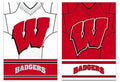 Wisconsin Badgers Banner 2 Sided Jersey House Flag