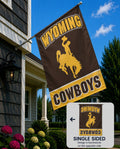 Wyoming Cowboys Banner Brown Flag