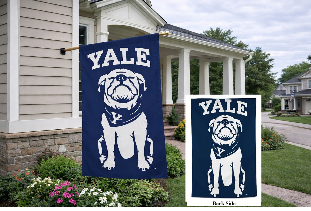 Yale Bulldogs 2 Sided Banner