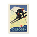 Adelboden Switzerland Poster ‚Äî 1920s Vintage Sports Print | Retro Sports Wall Art