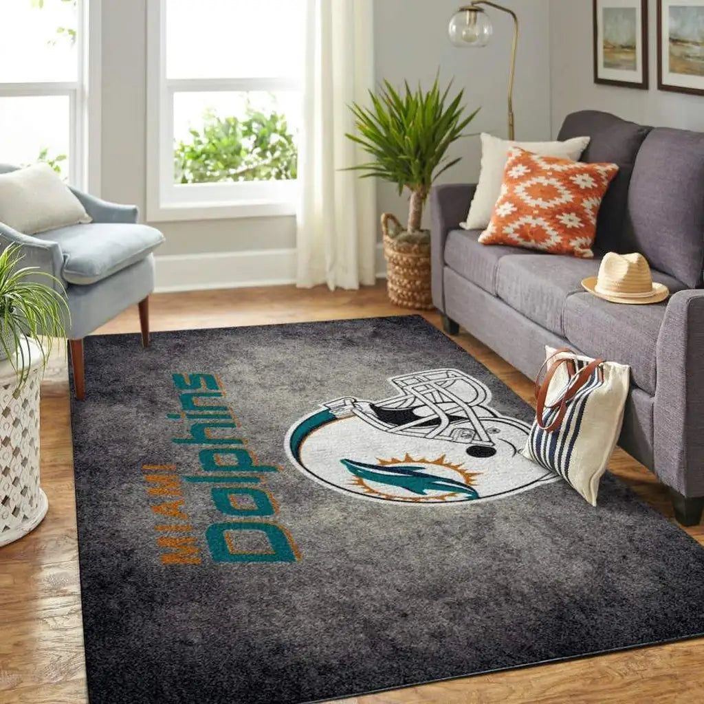 Miami Dolphins Rug Ð NFL Area for Living R...
