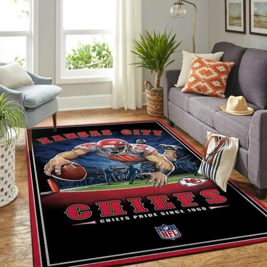 Kansas City Chiefs Rug Ð NFL Fan Carpet fo...