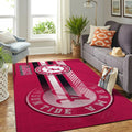Alabama Crimson Tide Logo Area Rug Perfect for Fans Red and White