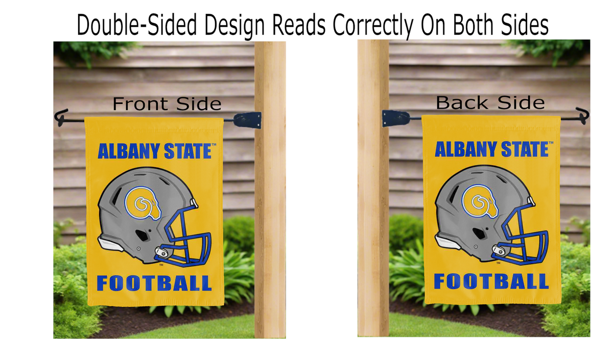 Albany State Football 13x18 Garden Flag