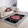 Ohio State Buckeyes Rug - Area for Stylish Living Room Decor Black and Gray
