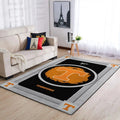 Tennessee Volunteers Rug - Area Perfect for Living Room Orange and Gray