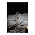 Apollo 11 Buzz Aldrin Moonwalk Poster ‚Äî 1969 Moon Landing Photo Print | Space Wall Art