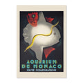 Aquarium de Monaco ‚Äî Vintage 1928 Travel Poster | Ocean Wall Art
