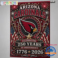 Arizona Cardinals NFL 250 Years of Freedom 1776-2026 Flag