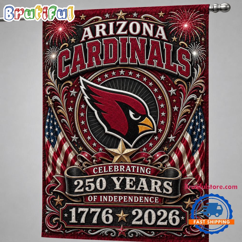 Arizona Cardinals NFL 250 Years of Freedom 1776-2026 Flag