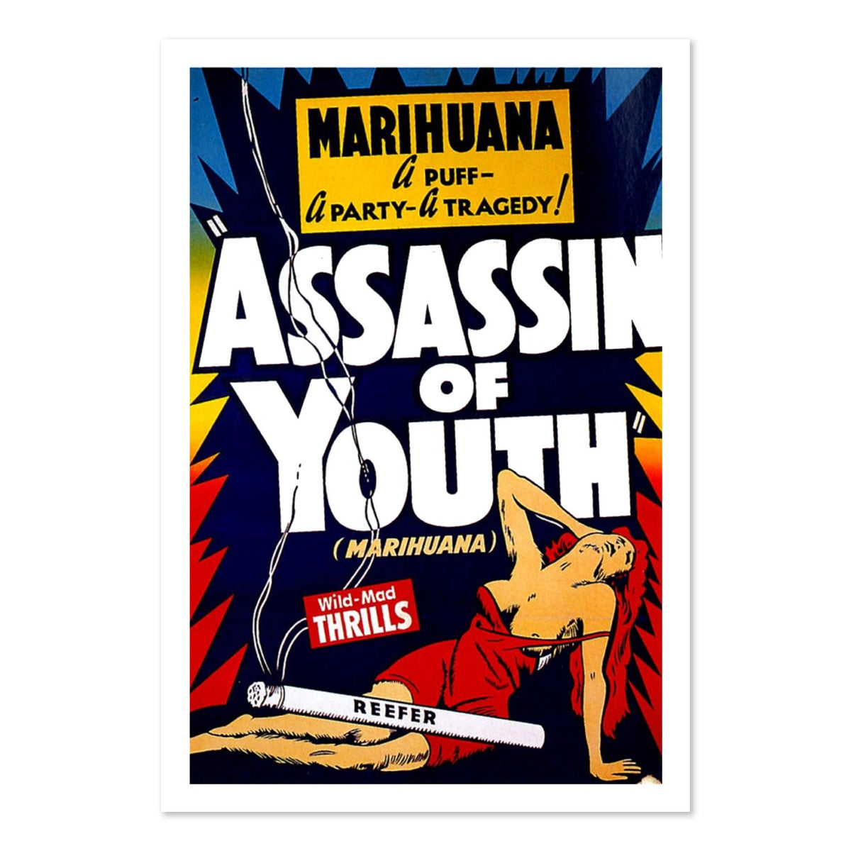 Assassin of Youth ‚Äî Vintage 1937 Movie Poster | Exploitation Wall Art