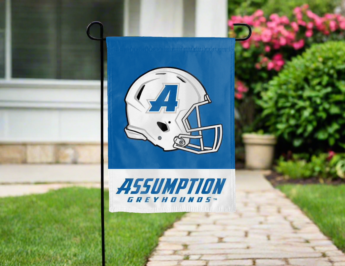 Assumption College - Football Garden Flag