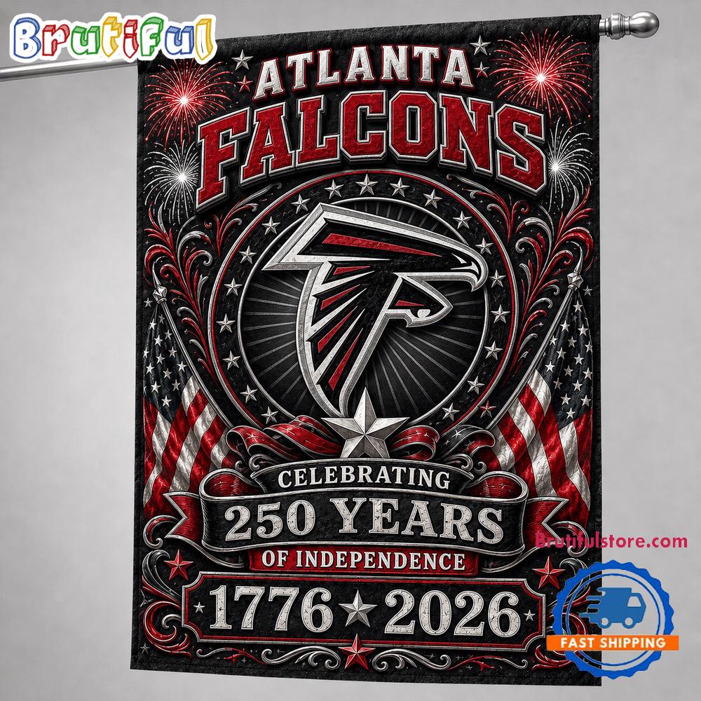 Atlanta Falcons NFL 250 Years of Freedom 1776-2026 Flag