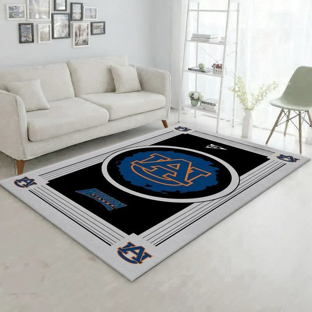 Auburn Tigers Fan Carpet for Game Day Decor Blac...