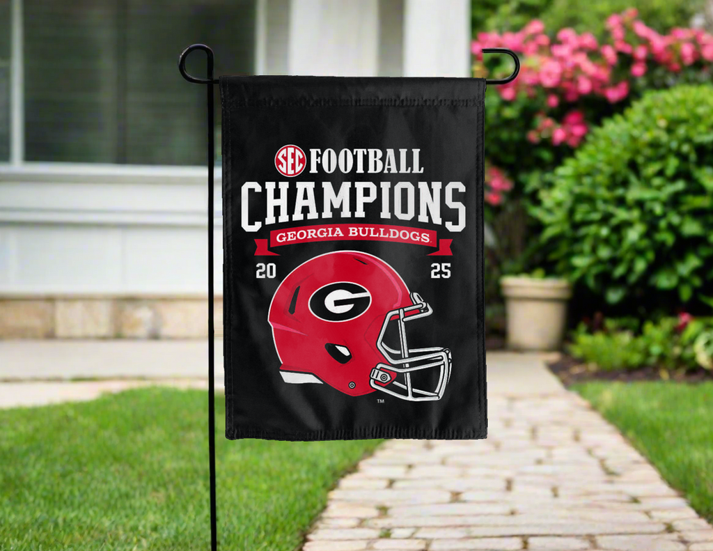 Georgia SEC Football Conference Champions Garden Flag
