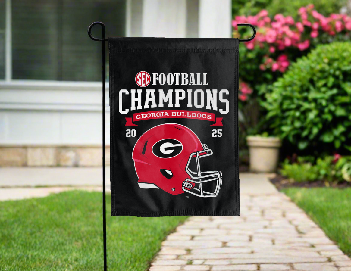 Georgia SEC Football Conference Champions Garden Flag