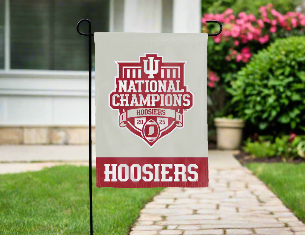 Indiana College Football National Champions 2025 Garden Flag