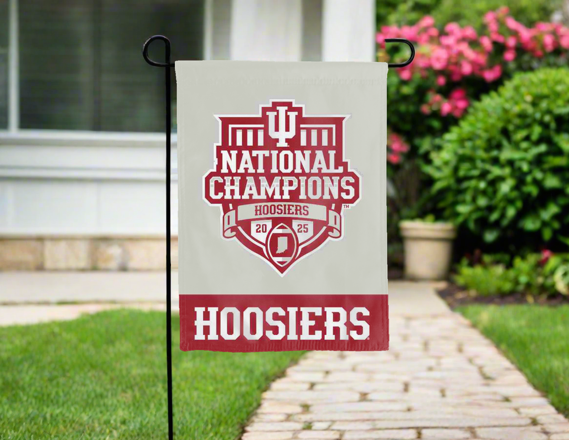 Indiana College Football National Champions 2025 Garden Flag