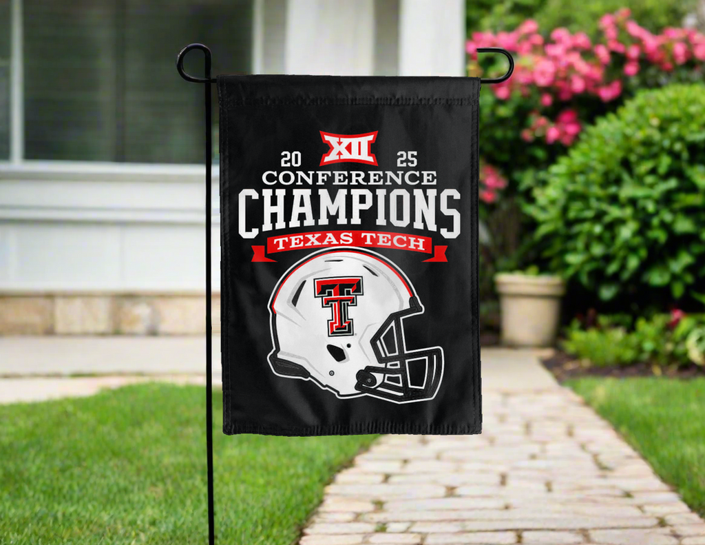 Texas Tech BIG 12 Football Champions Garden Flag
