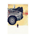 Back to the Future Part III (1990) Movie Poster ‚Äî DeLorean Western Art Print | Sci-Fi Wall Art