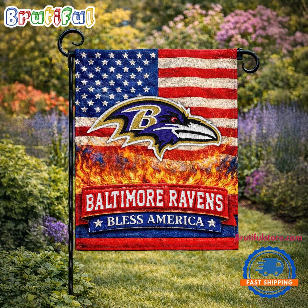 Baltimore Ravens NFL 250 Years Of America Freedom Flag