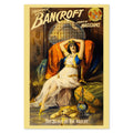 Bancroft ‚Äî Slave of the Orient Poster ‚Äî 1890s Vintage Magic Show Print | Magician Wall Art