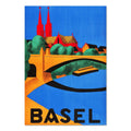 Basel ‚Äî Switzerland ‚Äî Vintage 1930s Travel Poster | Switzerland Wall Art