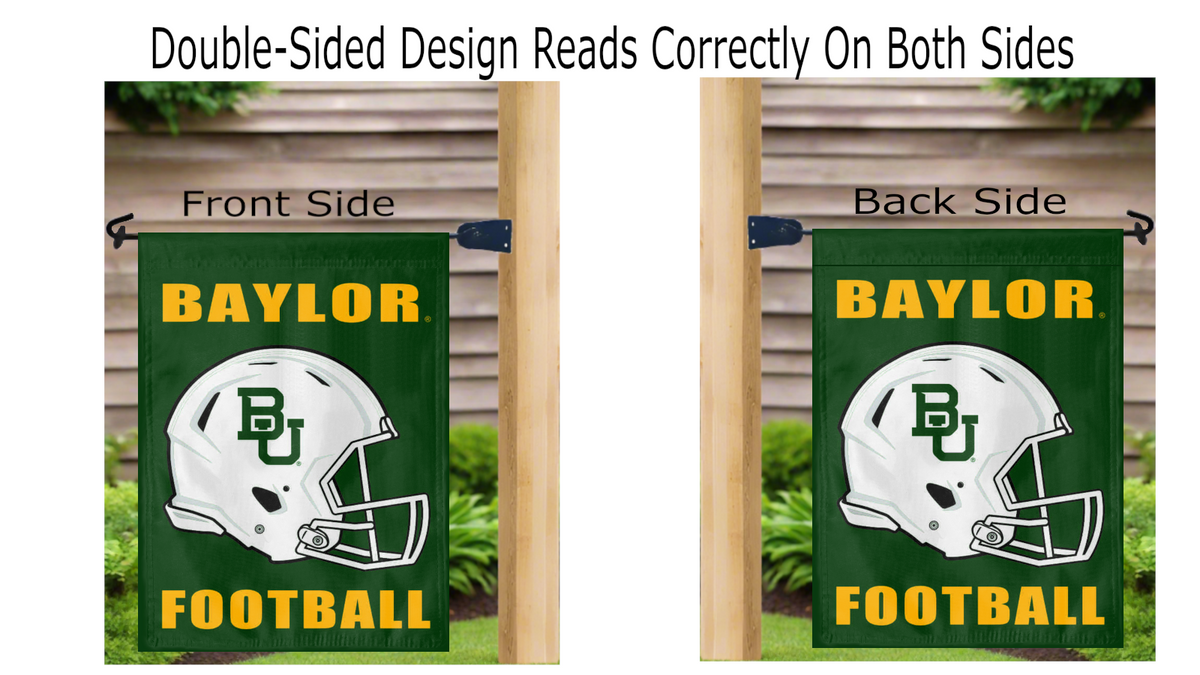 13x18 Baylor Football Double Sided Garden Flag