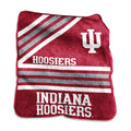 Indiana Blanket Red/White Fleece Throw