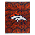 Zubaz x Northwest NFL Denver Broncos Zubified Raschel Throw Blanket