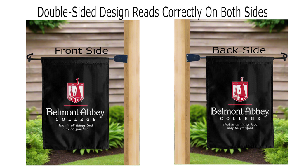 Belmont Abbey College - Institution Logo Garden Flag