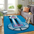 Geometric Pattern Floor Carpet Modern Area Rug D...