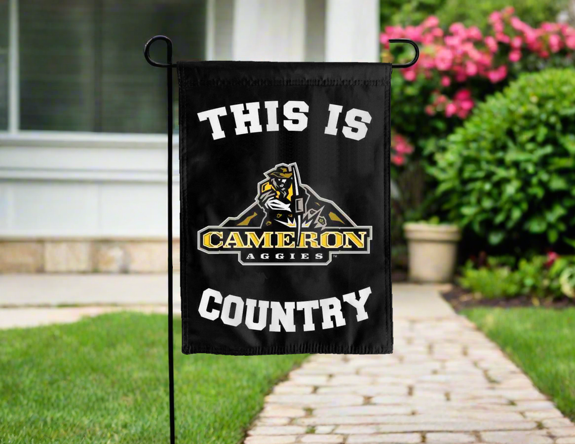 Cameron University - This Is Cameron University Aggies Country Garden Flag