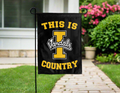 This is Idaho Vandals Country Black Double Sided Garden Flag