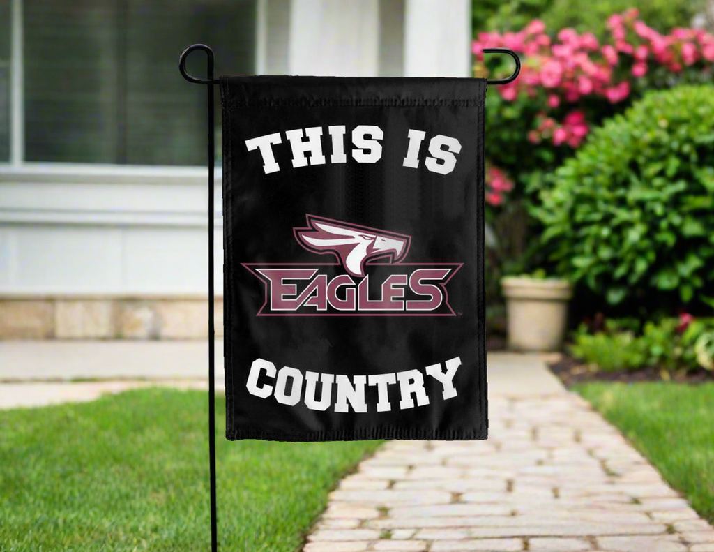 Texas A&M University-Texarkana - This Is Eagles Country Garden Flag