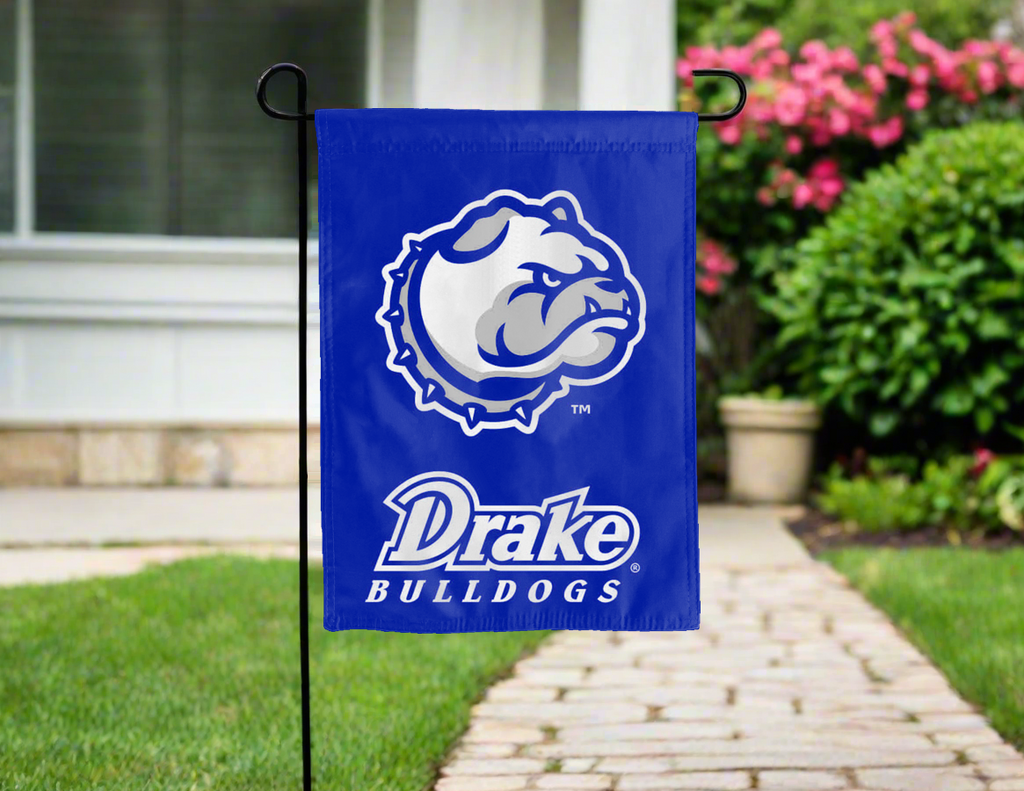 Drake University - Bulldogs Double Sided Garden Flag