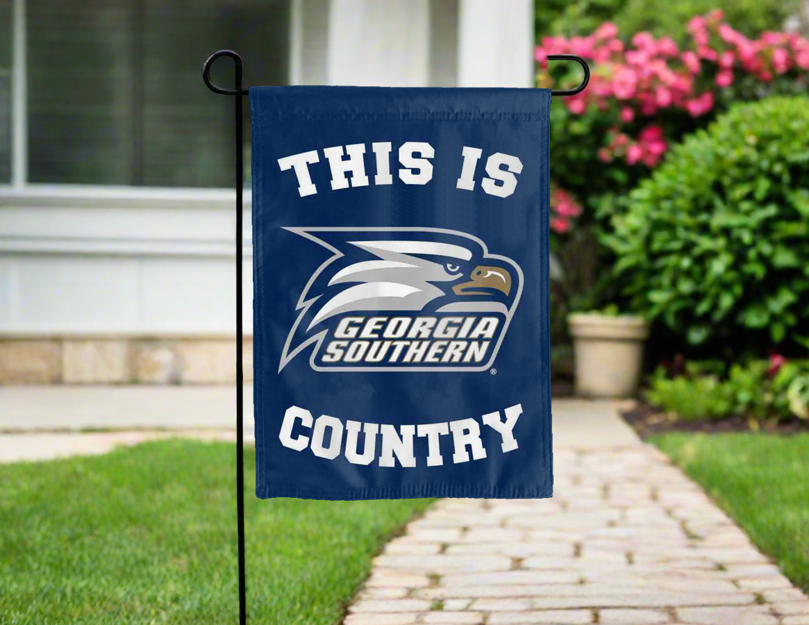 Georgia Southern University - This Is Georgia Southern University Eagles Country Garden Flag