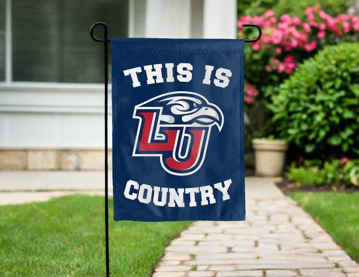 Liberty University Flames Country Double Sided Garden Flag