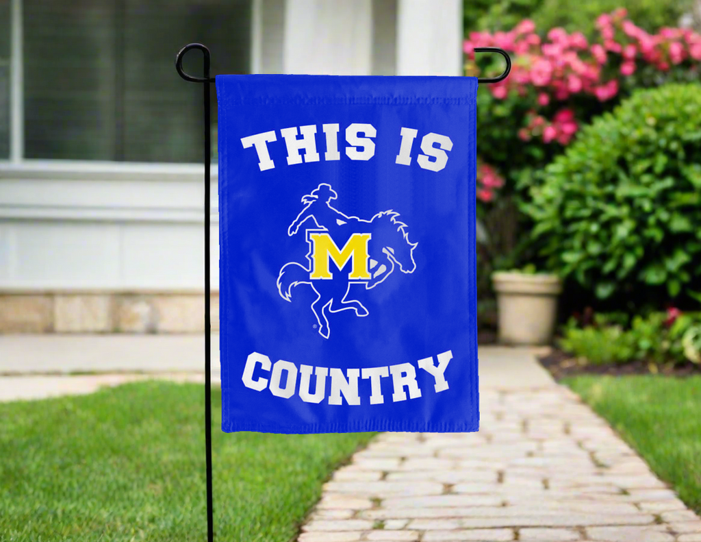 McNeese State Cowboys Country Double Sided Garden Flag