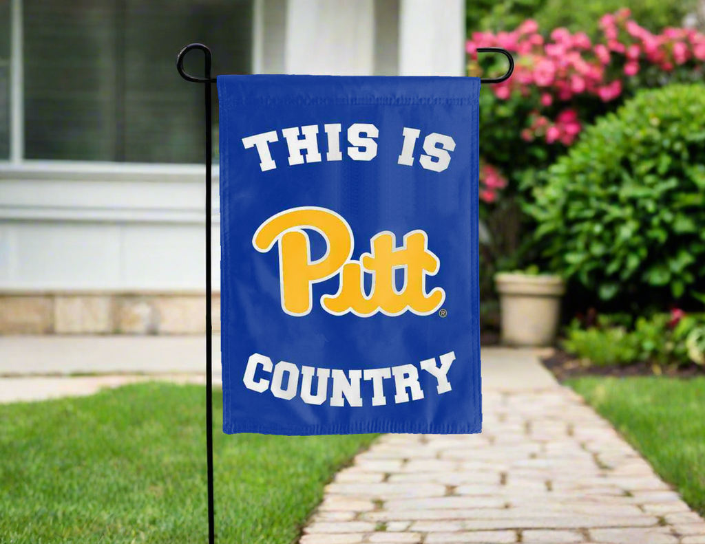University of Pittsburgh - This Is Pitt Country Garden Flag