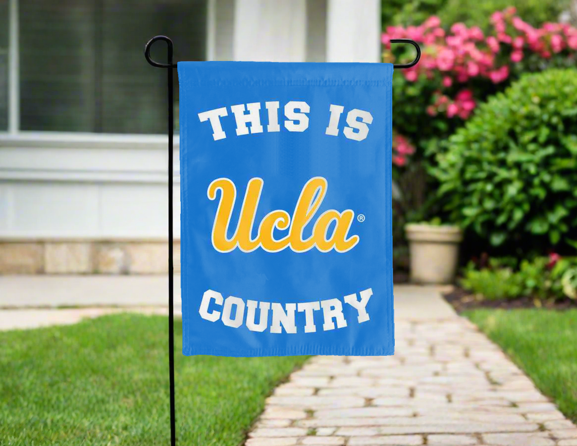 13x18 UCLA Garden Flag with This Is UCLA Bruins Country Logo